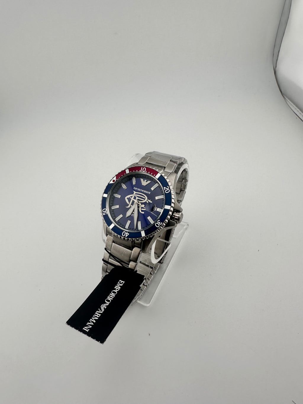 RANGERS FC AYE READY DESIGNER DIVER WATCH