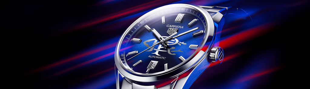 TAG HEUER CARRERA BLUE AYE READY RFC SPECIAL EDITION