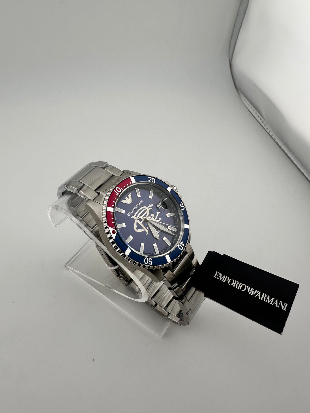 RANGERS FC AYE READY DESIGNER DIVER WATCH