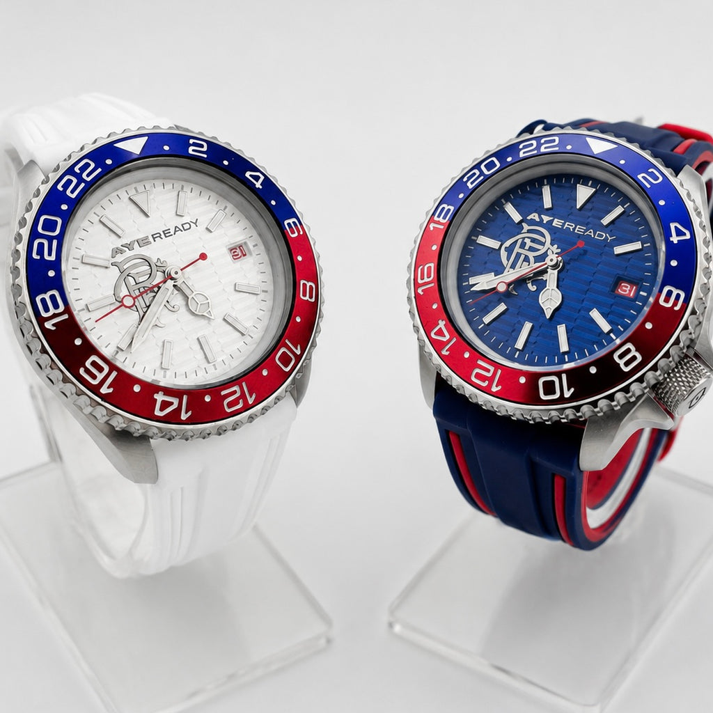 RANGERS FC AYE READY SEIKO AR82 DIVE DESIGN WATCH
