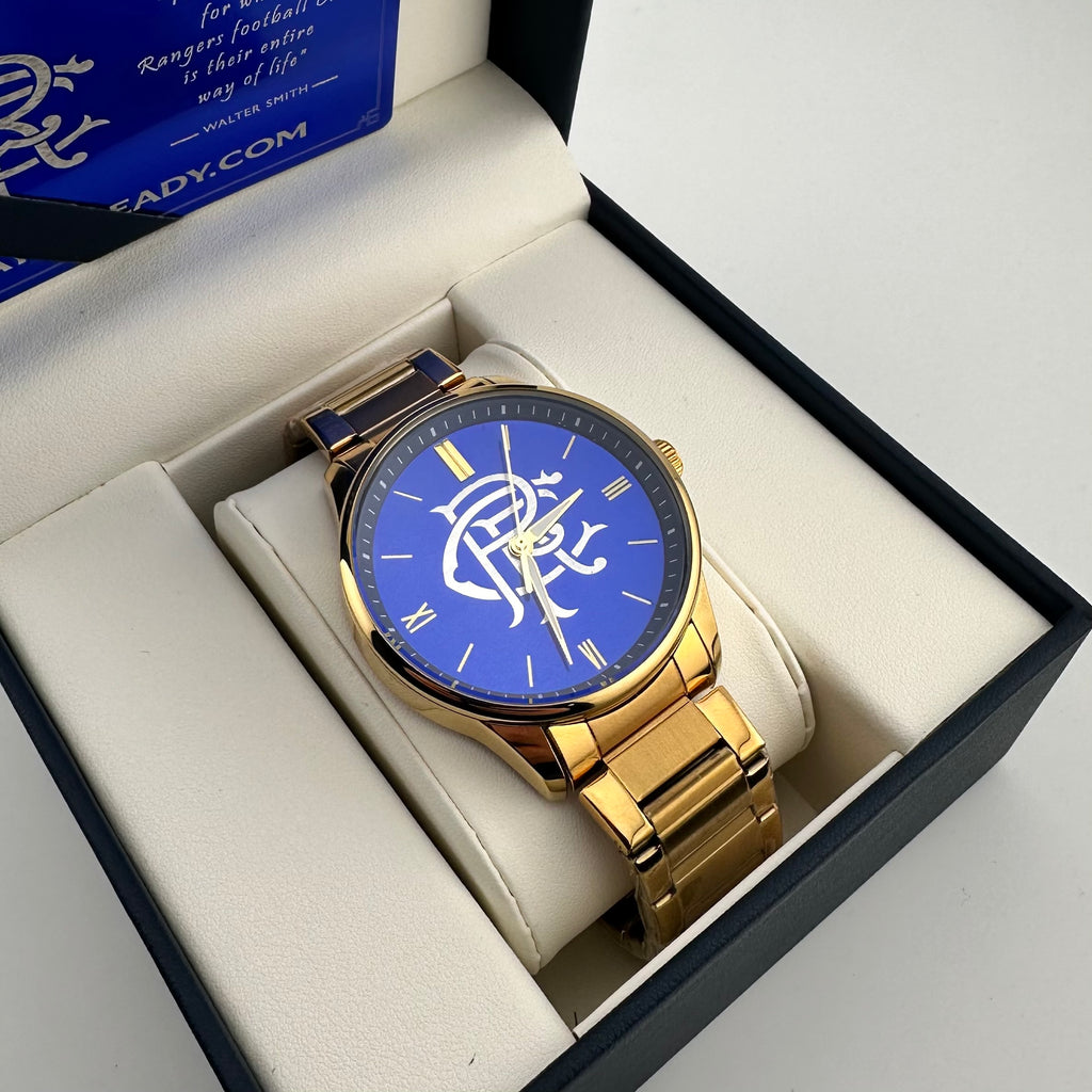 Glasgow Rangers FC aye-ready Walter Smith Special watch by fossil watches