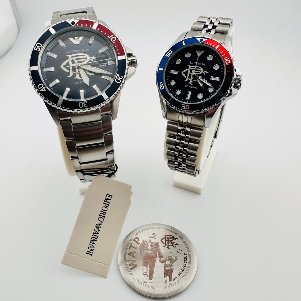 GLASGOW RANGERS FC DIVER  JUVENILE WATCH BY AYE READY SEKONDA