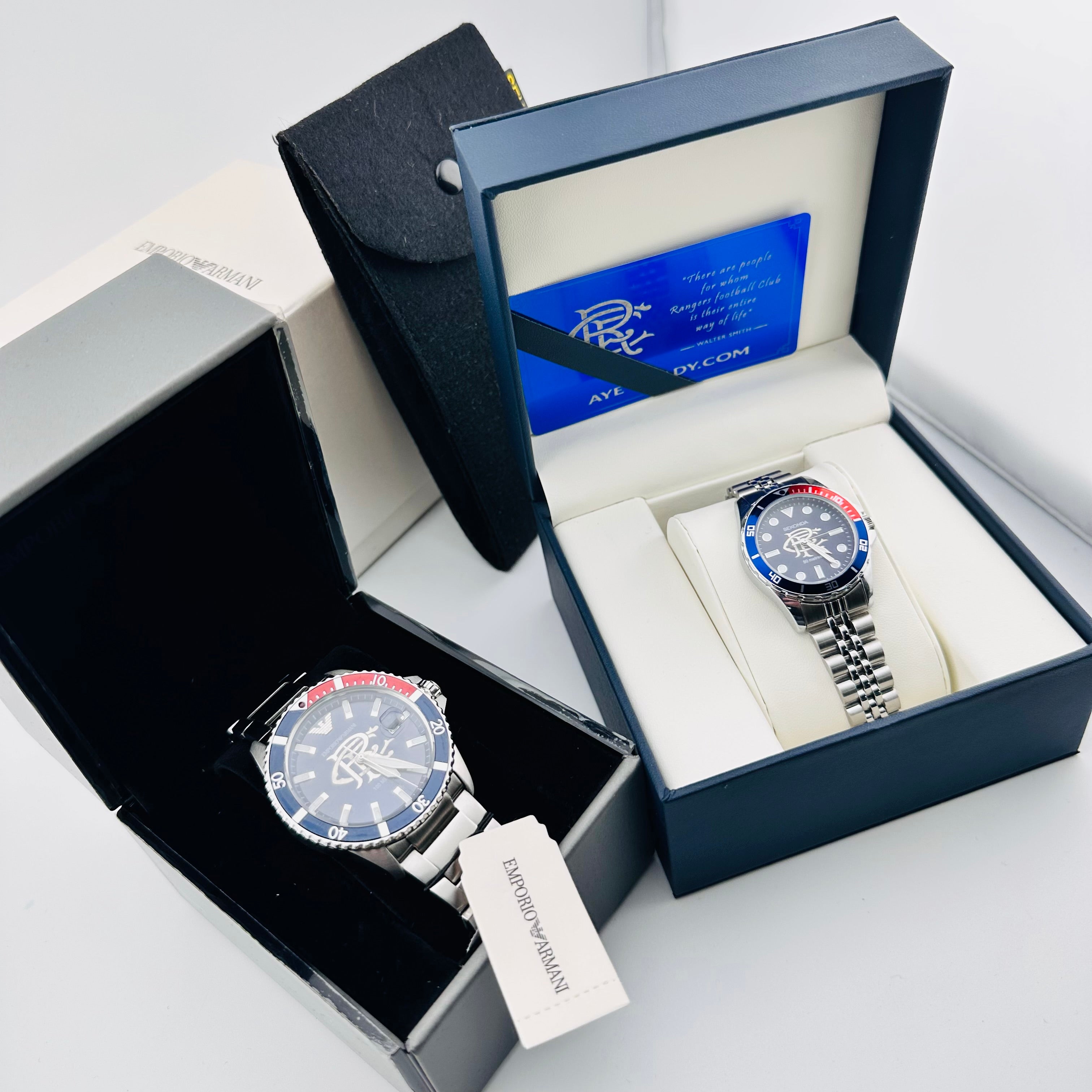 GLASGOW RANGERS FC DIVER  JUVENILE WATCH BY AYE READY SEKONDA