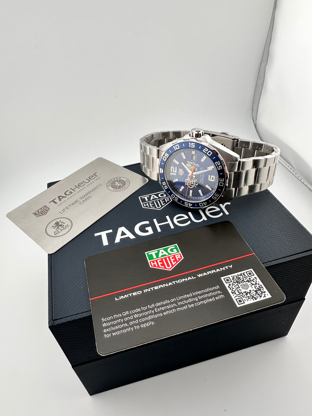TAG HEUER AYE READY SPECIAL RANGERS FC WATCH