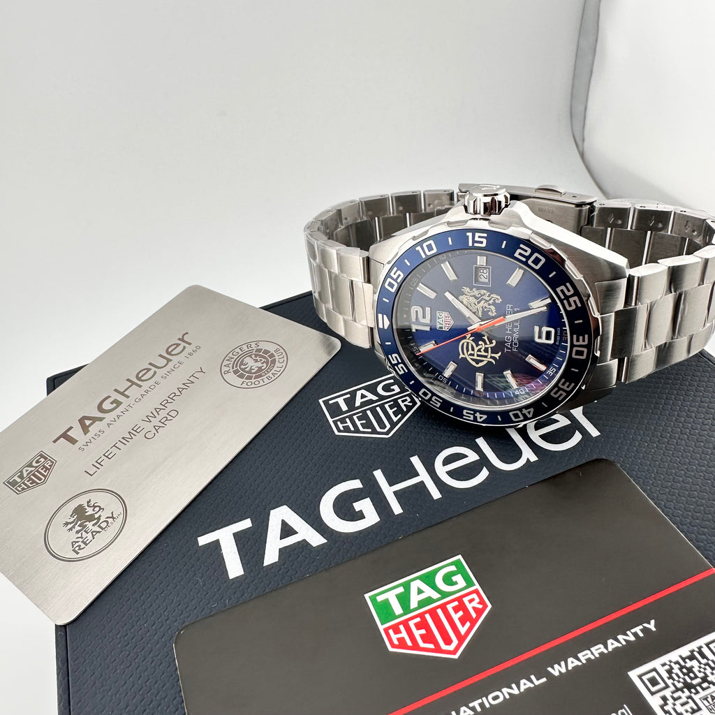 TAG HEUER AYE READY SPECIAL RANGERS FC WATCH