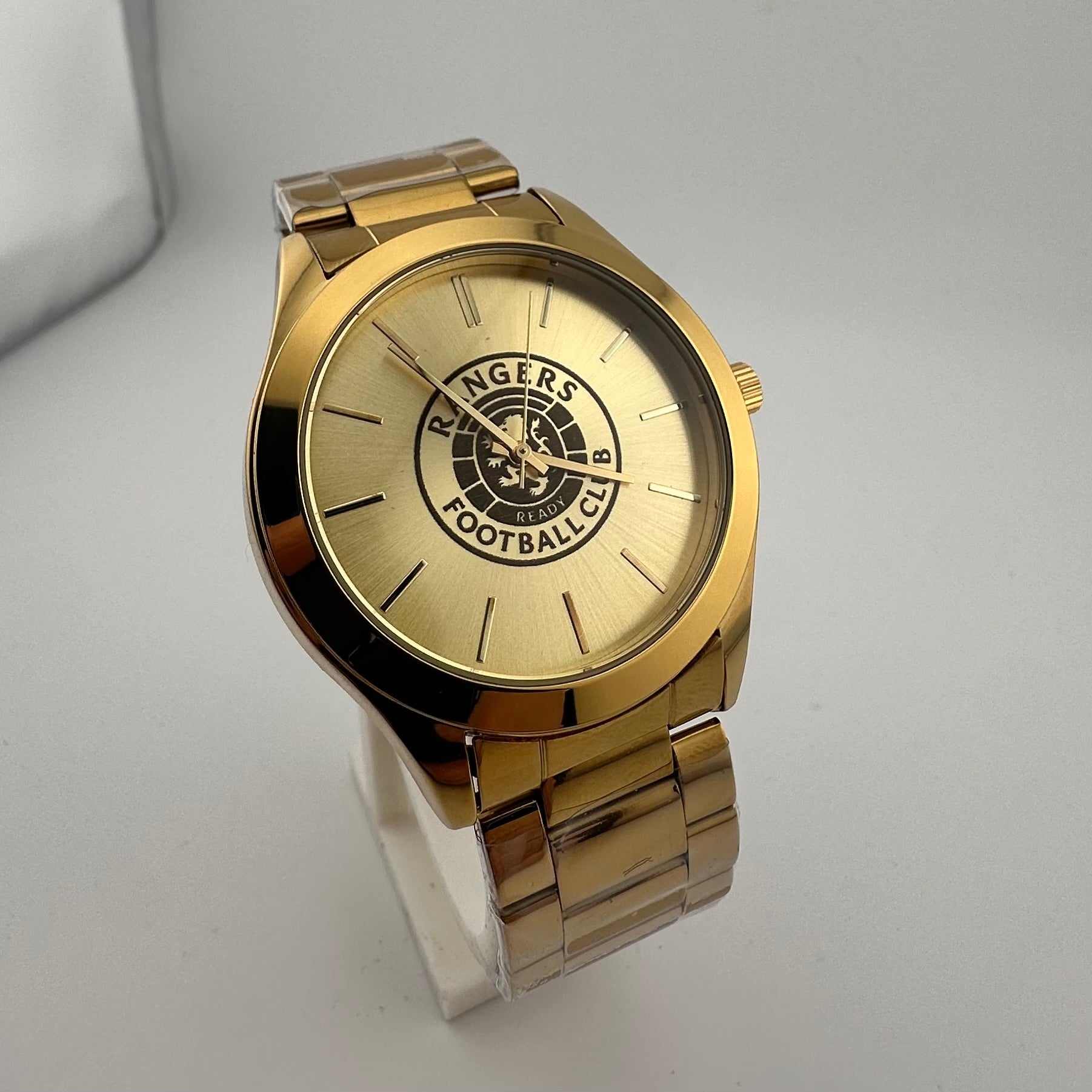 RANGERS FC AYE READY GOLD STANDARD DESIGNER WATCH