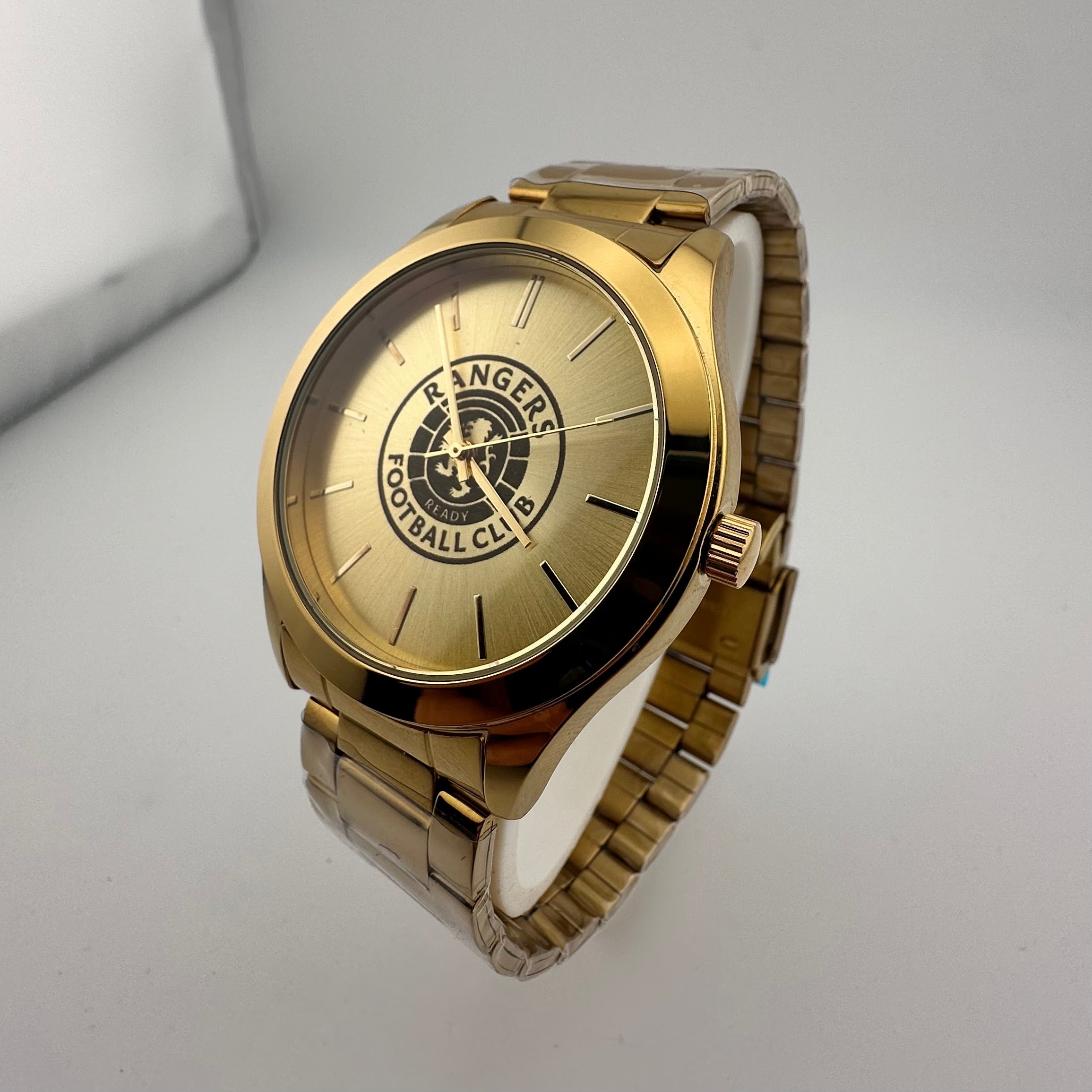 RANGERS FC AYE READY GOLD STANDARD DESIGNER WATCH