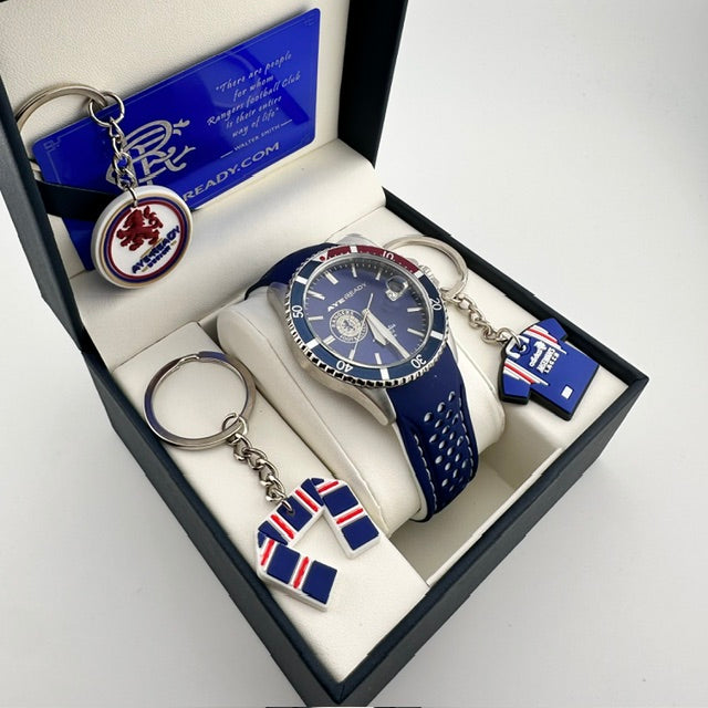 RANGERS FC AYE READY DIVER DESIGNER WATCH