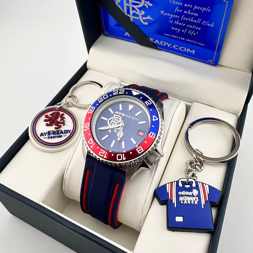 RANGERS FC AYE READY SEIKO AR82 DIVE DESIGN WATCH