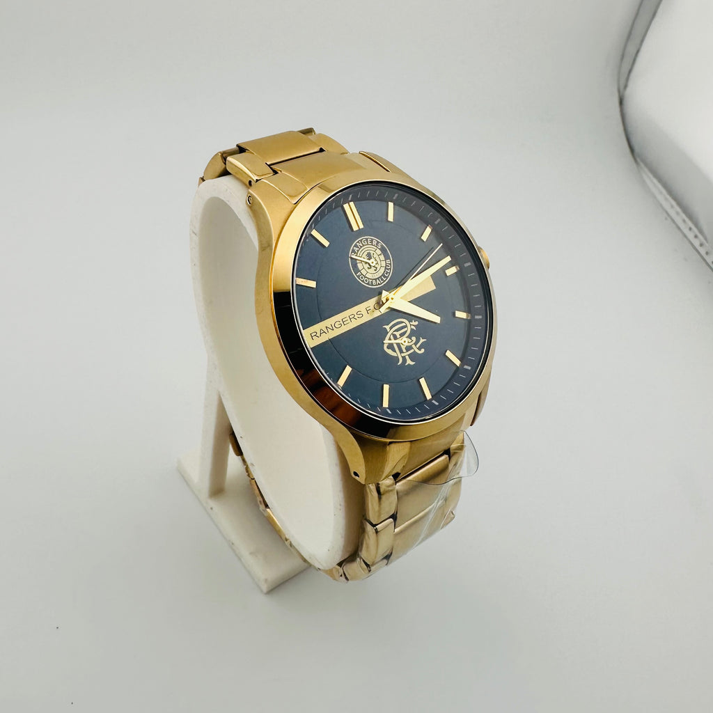 RANGERS FC AYE READY AX200 GOLD DESIGNER WATCH