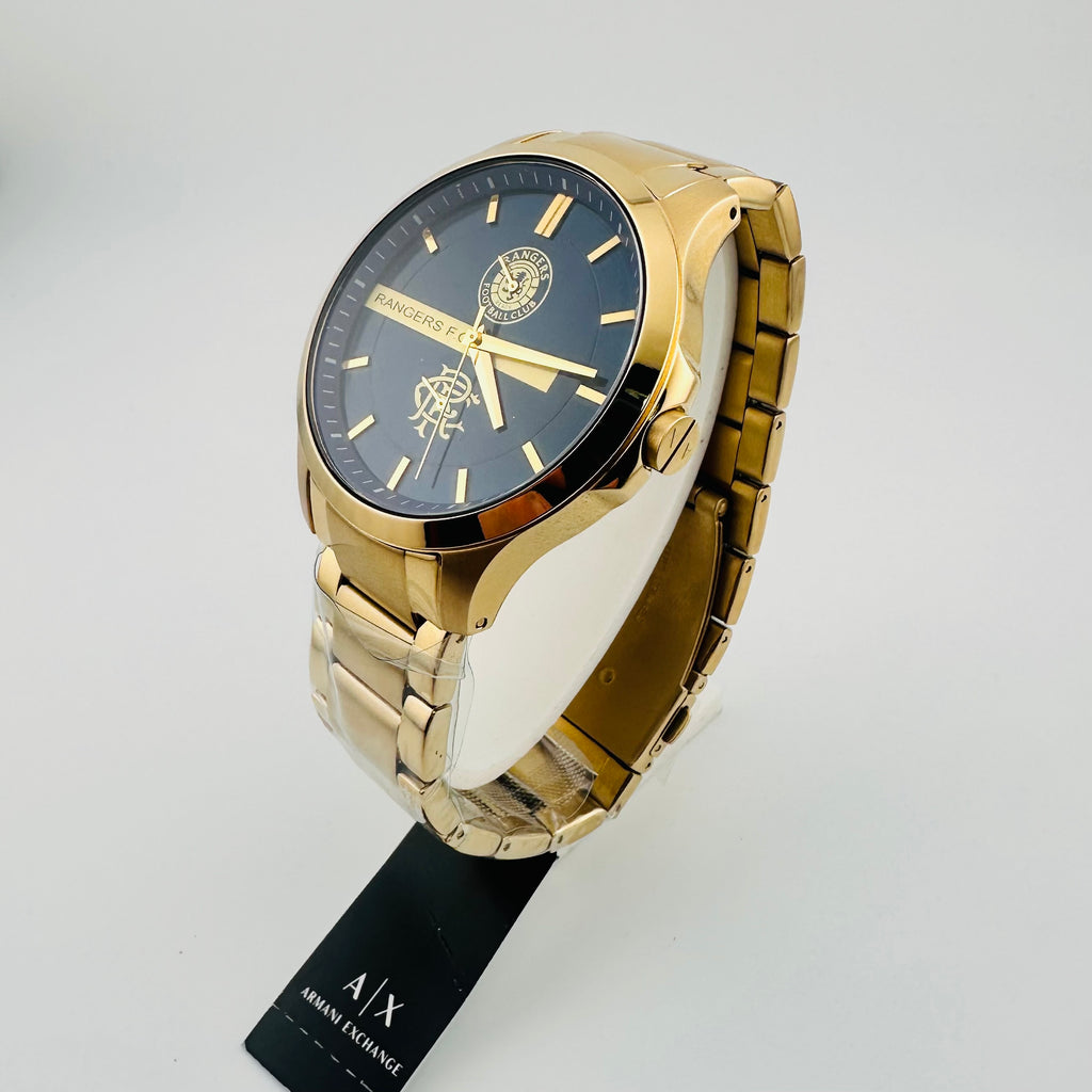 RANGERS FC AYE READY AX200 GOLD DESIGNER WATCH