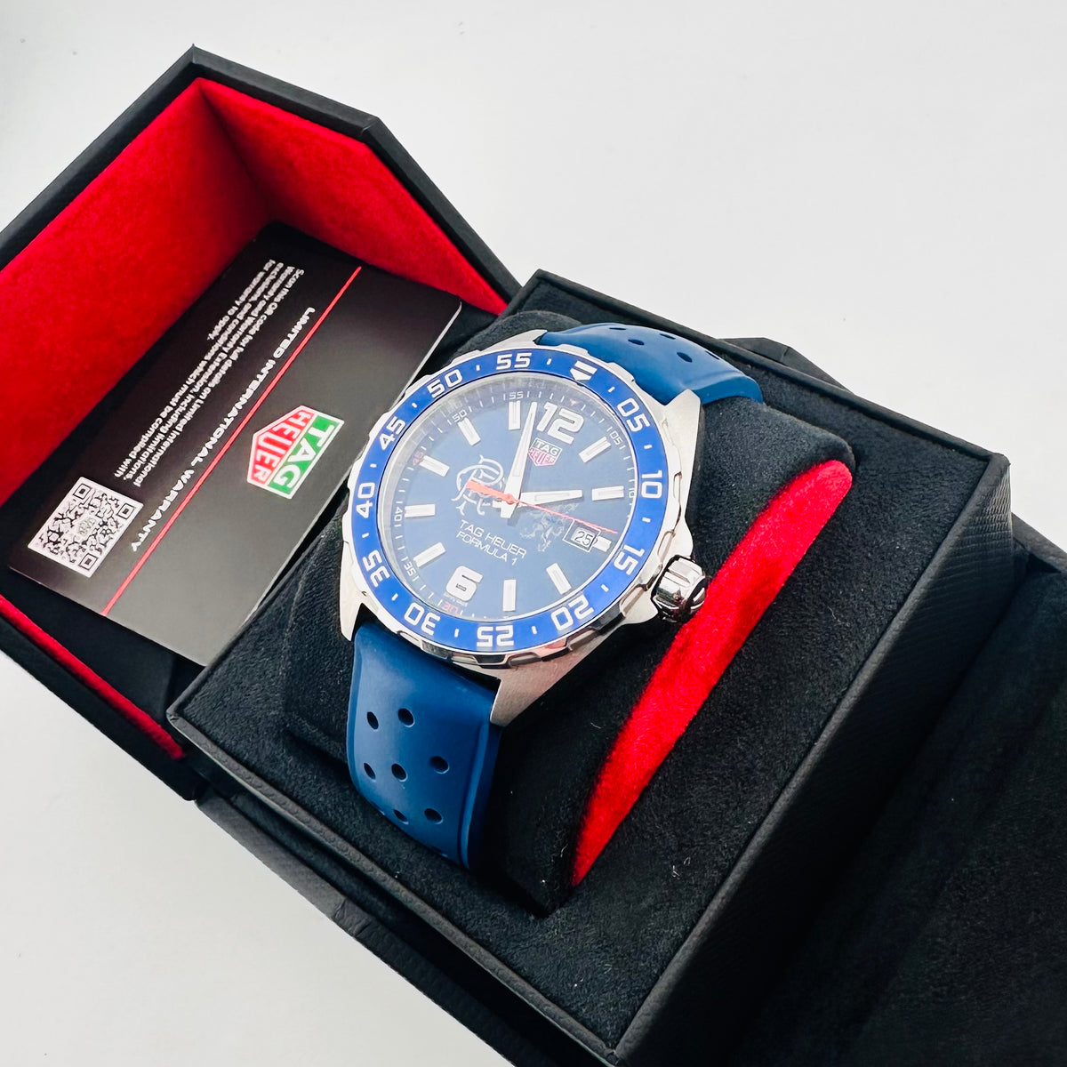 TAG HEUER AYE READY SPECIAL ORANGE or BLUE RANGERS FC WATCH
